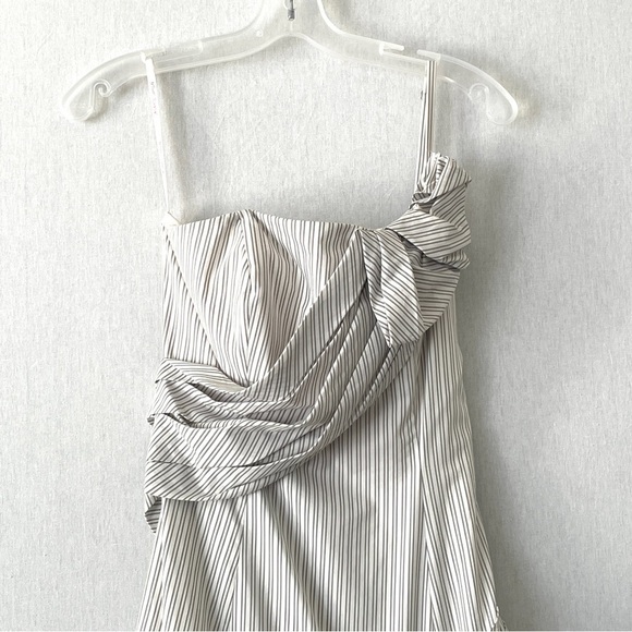 Betsy Johnson Y2K One Shoulder Ruffle Stripe Mini Dress - Picture 6 of 16